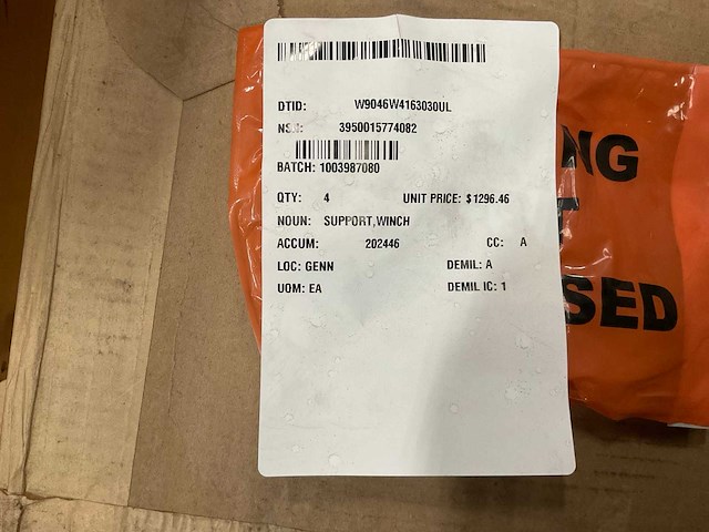 Winch support - afbeelding 5 van  5