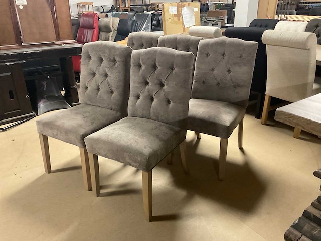 Winchester eetkamerstoel (5x) - afbeelding 1 van  9