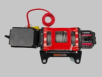 Winchtech 6100 kg 12v elektrische lier (6.5 pk) met staalkabel en draadloze bediening - afbeelding 11 van  12