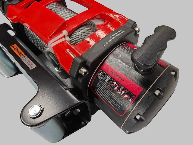 Winchtech 6100 kg 12v elektrische lier (6.5 pk) met staalkabel en draadloze bediening - afbeelding 12 van  12