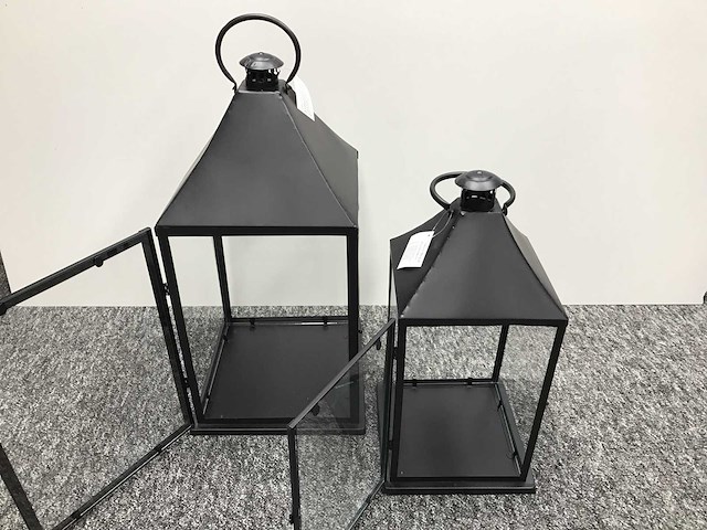 Windlicht set van 2 stuks (40x) - afbeelding 3 van  5