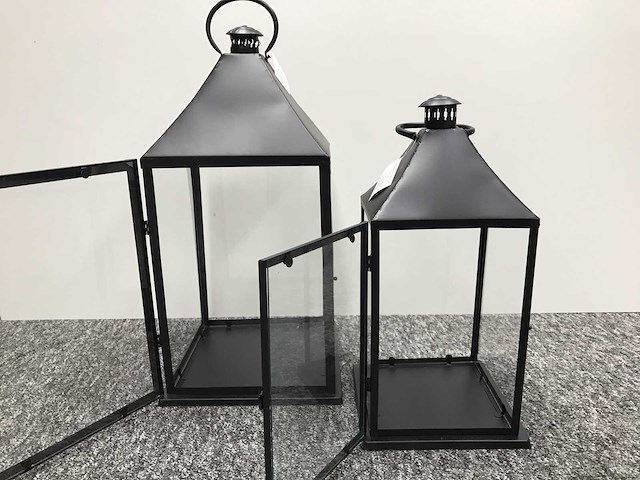 Windlicht set van 2 stuks (40x) - afbeelding 4 van  5