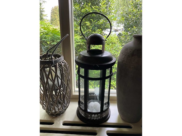 Windlichten en pot (3x) - afbeelding 3 van  3