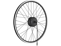 Windmeile e-bike naafmotor voorwiel, gespaakt zwart - afbeelding 1 van  2