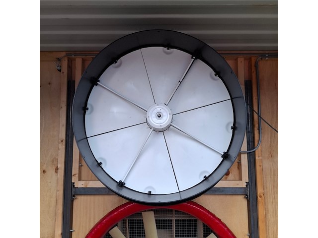 Windmolen testopstelling in 40ft high-cube container - afbeelding 17 van  50
