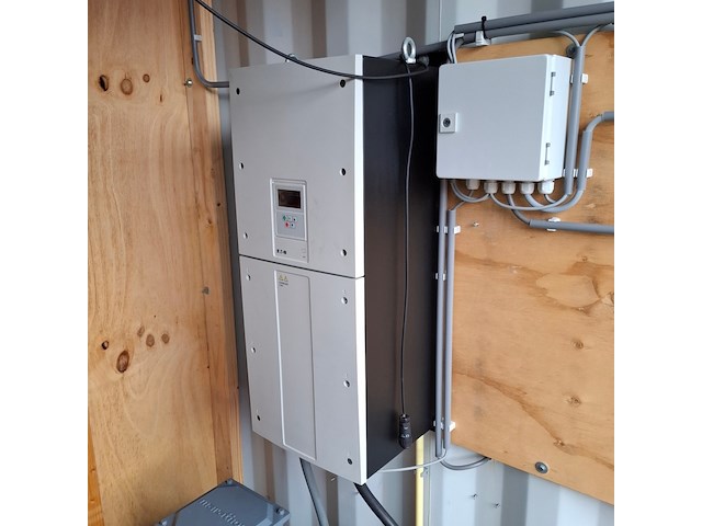 Windmolen testopstelling in 40ft high-cube container - afbeelding 19 van  50