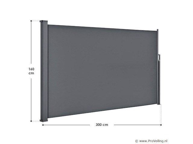 Windscherm dubai 300x160cm - afbeelding 5 van  11
