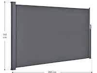 Windscherm dubai 300x160cm - afbeelding 5 van  11