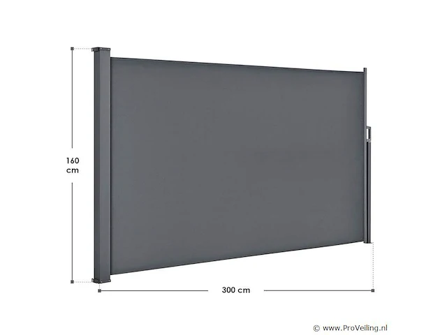 Windscherm dubai 300x160cm - afbeelding 5 van  11