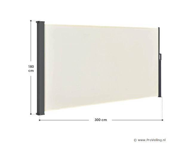 Windscherm dubai 300x180cm - afbeelding 5 van  11