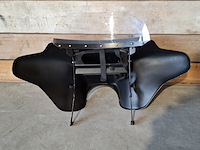 Windscherm harley, batwing, zwart - afbeelding 2 van  6