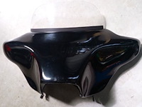 Windscherm harley, batwing, zwart - afbeelding 3 van  6