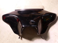 Windscherm harley, batwing, zwart - afbeelding 6 van  6