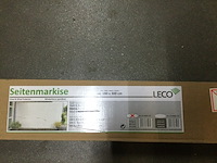 Windscherm oprolbaar, leco, lichtgrijs - afbeelding 4 van  8