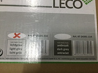 Windscherm oprolbaar, leco, uittrekbaar zijscherm / windscherm voor terras of balkon, lichtgrijs - afbeelding 5 van  8