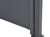 Windscherm/ zijluifel 500x180 cm antraciet - afbeelding 2 van  6