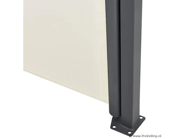 Windscherm / zonnescherm dubai 500 x 180 cm - beige - afbeelding 4 van  8