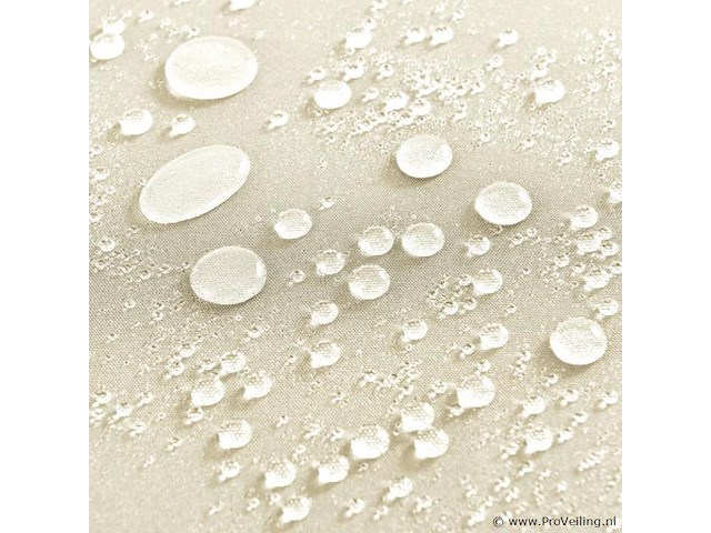 Windscherm / zonnescherm dubai 500 x 200 cm - beige - afbeelding 7 van  8