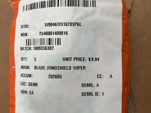 Windshield wiper blade (5x) - afbeelding 2 van  2