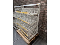 Winkeldisplay v.v. draadmanden 105x75x145cm (2x) - afbeelding 2 van  3