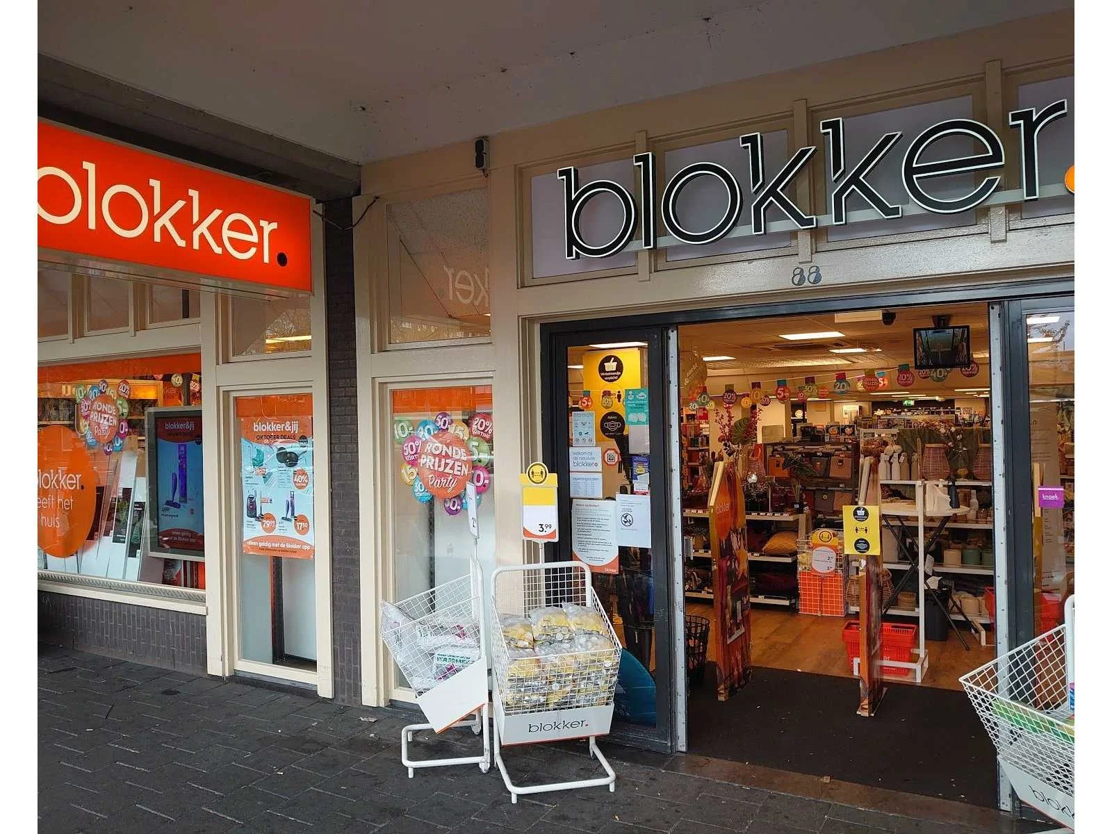 Winkelinventaris blokker amsterdam mercatorplein