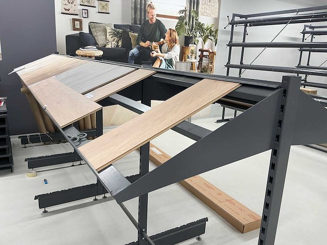 Winkelrek met laminaat samples - afbeelding 3 van  6