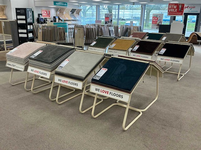 Winkelrek met tapijt samples (42x) - afbeelding 1 van  11