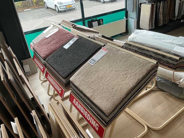Winkelrek met tapijt samples (9x) - afbeelding 5 van  6