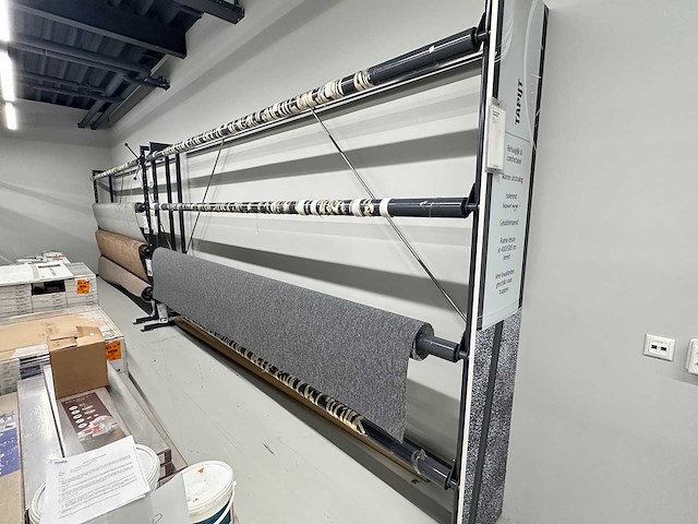 Winkelrek voor rollen vloerbedekking (9x) - afbeelding 1 van  6