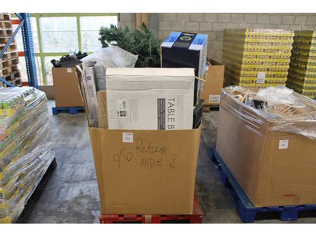 Winkelretouren in palletdoos. - afbeelding 1 van  2