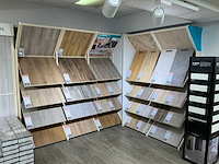 Winkelstelling met vloer samples