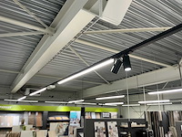 Winkelverlichting, 100 meter rails met ledbalken en 32 spots - afbeelding 4 van  6