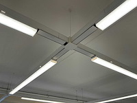 Winkelverlichting 150 meter rails met ledbalken en 8 spots - afbeelding 2 van  6