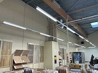 Winkelverlichting 150 meter rails met ledbalken en 8 spots - afbeelding 5 van  6