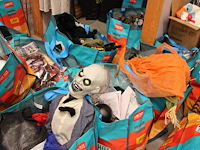 Winkelvoorraad halloween producten in 36 shopper tassen, in zeer brede variatie. - afbeelding 7 van  11