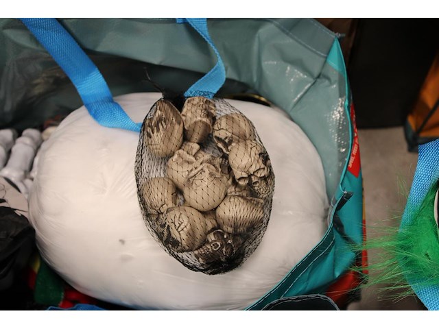 Winkelvoorraad halloween producten in 36 shopper tassen, in zeer brede variatie. - afbeelding 9 van  11