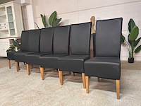 Winslow leren eetkamerstoel (6x) - afbeelding 1 van  6