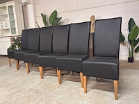 Winslow leren eetkamerstoel (6x) - afbeelding 2 van  6