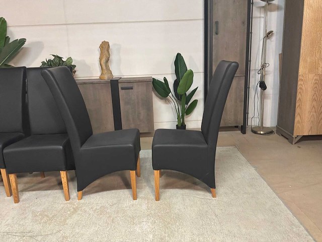 Winslow leren eetkamerstoel (6x) - afbeelding 6 van  6