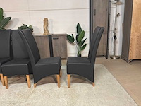 Winslow leren eetkamerstoel (6x) - afbeelding 6 van  6