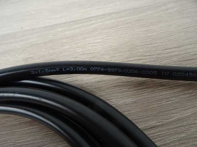 Winsta - 0774-9973/0206-0305 - 3g 1,5mm2 - patchkabel 3 mtr (67x) - afbeelding 2 van  2