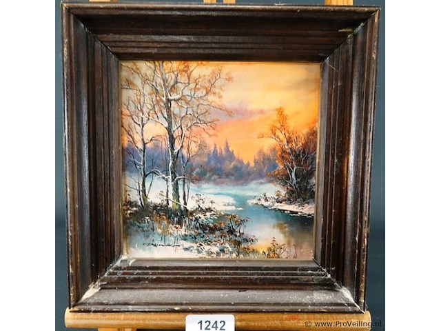 Winter bosgezicht - afbeelding 1 van  5