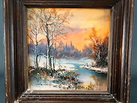 Winter bosgezicht - afbeelding 1 van  5