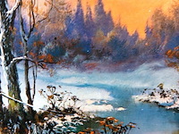 Winter bosgezicht - afbeelding 3 van  5