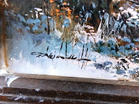 Winter bosgezicht - afbeelding 4 van  5