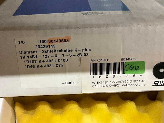 Winter diamant k-plus slijpschijf - afbeelding 3 van  3