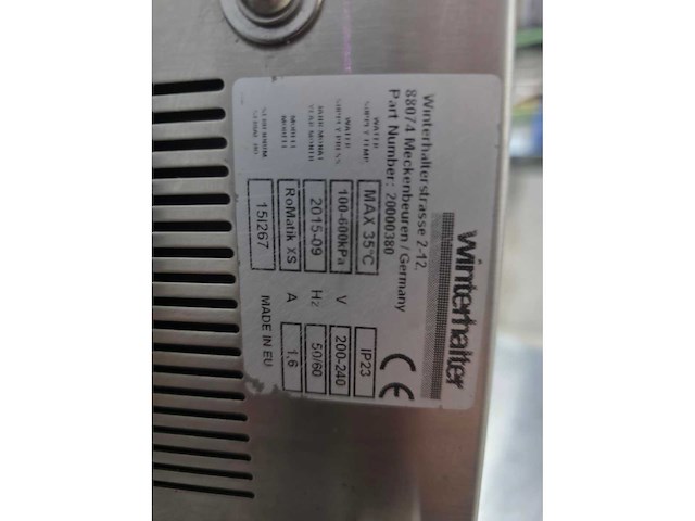 Winterhalter - romatik xs - rvs osmose apparaat - afbeelding 6 van  8