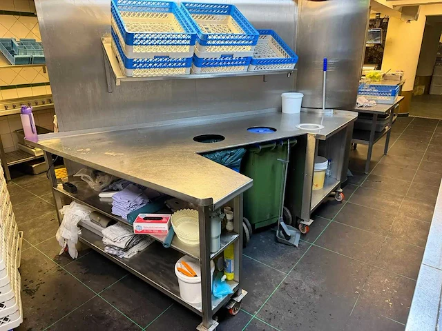 Winterhalter - rvs aanvoertafel - afbeelding 5 van  6