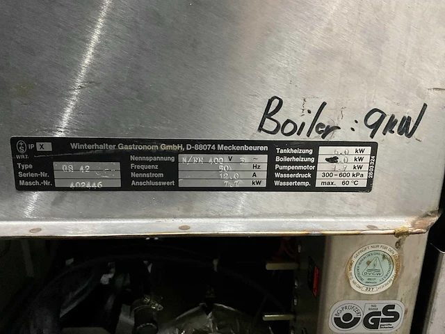 Winterhalter gs42 vaatwasmachine - afbeelding 7 van  7