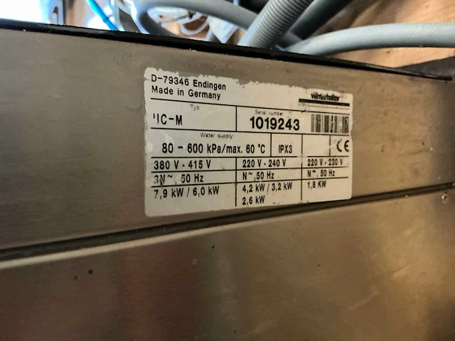 Winterhalter uc-m korvenvaatwasmachine - afbeelding 4 van  5